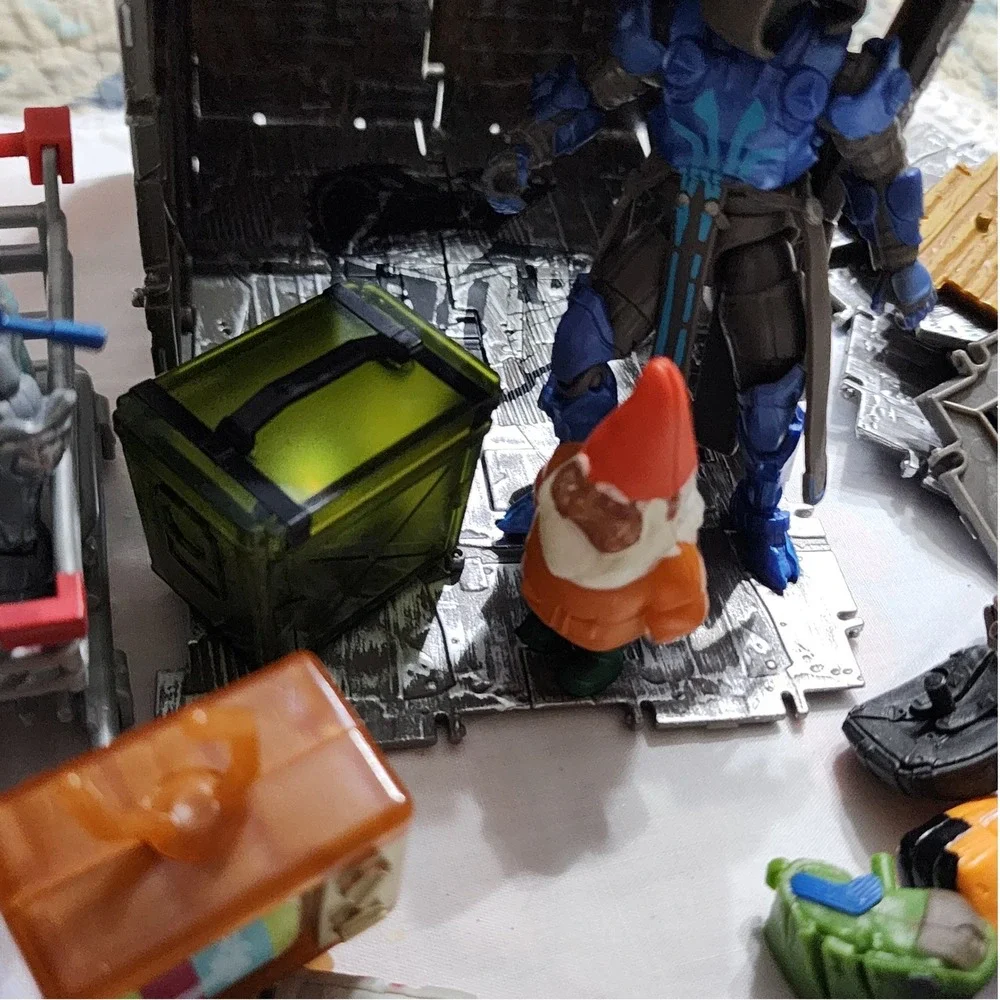 Fortnite Battle Royale Toy Lot Clock Tower Building Pieces Weapons Accessories